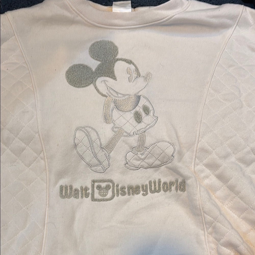 Disney Cream Mickey Mouse Sweatshirt